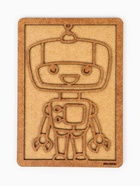 Пластилиновые картинки «Робот», 21×15 см 7827538