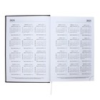 Ежедневник датированный 2024 года А5 168 листов "Небраска", Черный - фото 24566140