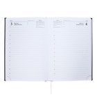 Ежедневник датированный 2024 года А5 168 листов "Небраска", Черный - фото 24566144