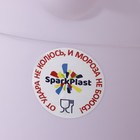 Ведро со сливом круглое, 7 л, d=23 см, h=23 см, цвет сиреневый - Фото 4