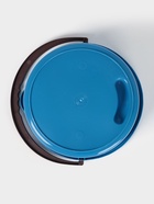 Ведро хозяйственное со сливом, 7 л, d=23 см, h=23 см, пластик, голубое - Фото 6