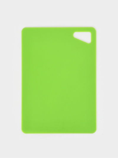 Доска разделочная «Эко», 17×24×0.2 см, прямоугольная, салатовая
