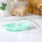 Маслёнка, пластиковая, 18×12×7 см, цвет мятный - Фото 3