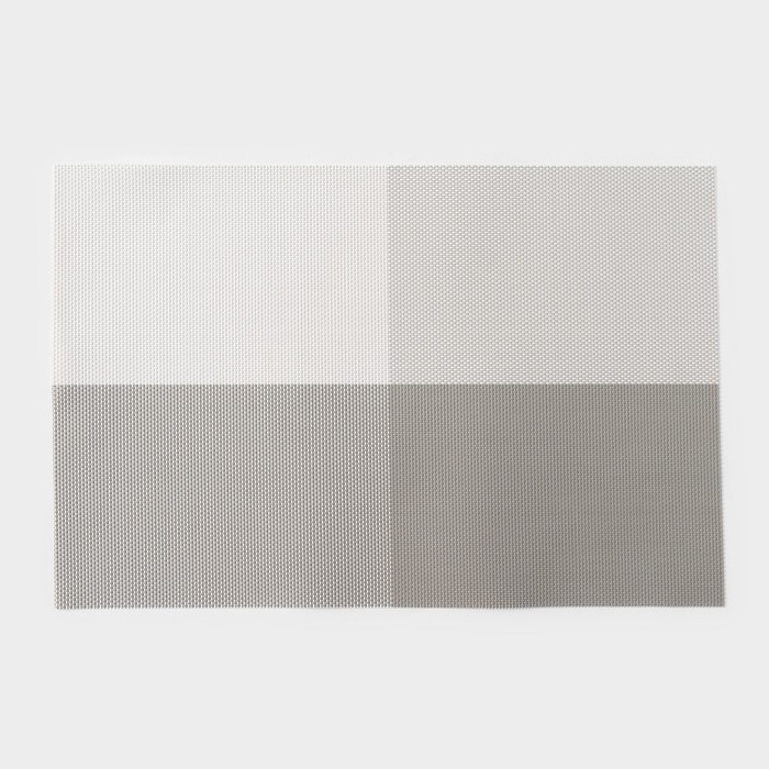 Салфетка сервировочная на стол «Настроение», 45×30 см, цвет серый - фото 8391109