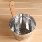 Ушат алюминиевый 5л, с ручкой - фото 22819002