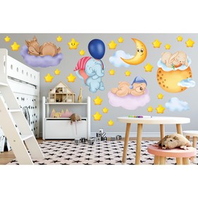 Наклейка интерьерная «Сонная сказка», 30×50 см