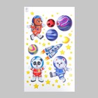 Интерьерная наклейка "Космонавты" 30х50 см 9163261