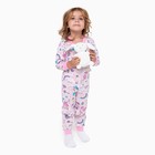 Пижама для девочки, цвет розовый/magic, рост 92 см - фото 9893808