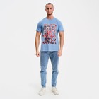 Футболка Joker, цвет голубой, размер 46 (M) - фото 21708949