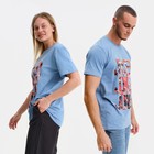 Футболка Joker, цвет голубой, размер 50 (XL) - фото 21708984