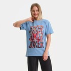 Футболка Joker, цвет голубой, размер 50 (XL) - фото 21708979