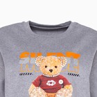 Футболка женская «Мишка», цвет серый, размер one size (46-52) - фото 21709071