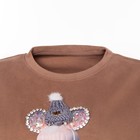 Футболка женская, цвет бежевый, размер one size (46-52) - фото 21709121