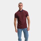 Футболка мужская поло, цвет бордовый, размер 52 (2XL) 9163663