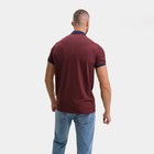 Футболка мужская поло, цвет бордовый, размер 52 (2XL) 9163663