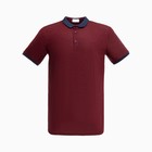 Футболка мужская поло, цвет бордовый, размер 52 (2XL) 9163663