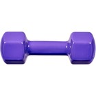 Набор гантелей обрезиненных Bradex SF 0872, по 4 кг, фиолетовые - Фото 2