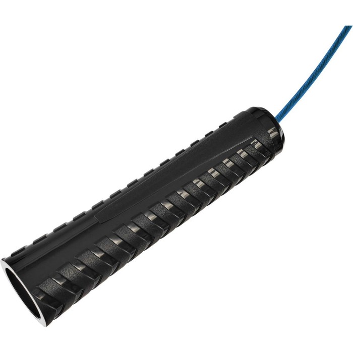Скакалка с металлическим шнуром Bradex SF 0879, для фитнеса, 3 метра, синяя - фото 1906055142