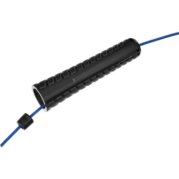 Скакалка с металлическим шнуром Bradex SF 0879, для фитнеса, 3 метра, синяя - фото 1926478528