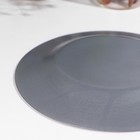 Тарелка «Графи», d=19,5 см, цвет тёмно-серый - Фото 3