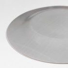 Тарелка «Браун Сити», d=19.5 см, стекло, коричневая - фото 36320761