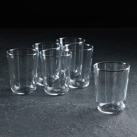 Набор стеклянных стаканов «ОТТО», 120 мл, 6 шт