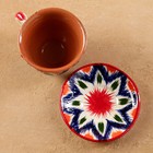 Чайная пара Риштанская Керамика "Атлас", 220 мл, красная МИКС - Фото 6
