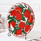 Ляган узбекский Риштанская керамика "Гранат" для плова, 32 см, рифлёный - фото 25574040