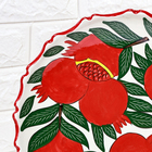 Ляган узбекский Риштанская керамика "Гранат" для плова, 32 см, рифлёный - фото 25574041