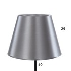 Торшер напольный BayerLux «Патрисиа» со столиком, 1×15 Вт, Е27, черный/серый, 40×40×157 см - Фото 4
