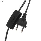 Лампа настольная "Элеонора" 1х15Вт Е27 черный/фиолетовый 22х22х42см RISALUX - фото 24549740