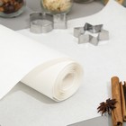 Пергамент силиконизированный, белый, жиростойкий, 38 см х 75 м - Фото 2