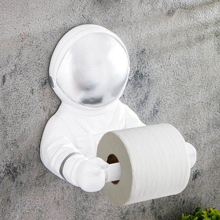 Держатель для туалетной бумаги "Космонавт" 18х12х20см - фото 9895533