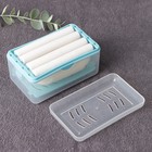 Щётка для ручной стирки Доляна, бирюзовая - Фото 2