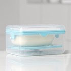 Щётка для ручной стирки Доляна, бирюзовая - Фото 4