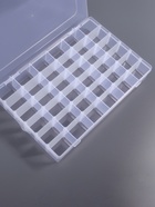 Органайзер для хранения мелочей, 36 ячеек, 27.3×17.5×4.5 см, прозрачный - Фото 5