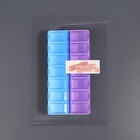 Органайзер для хранения мелочей, 14 ячеек, 14.5×7.3×2.5 см, голубой, фиолетовый - Фото 4