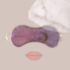 Гелевая маска для области вокруг глаз «Ночь», 18 × 7 × 0,4 см, цвет фиолетовый - Фото 3
