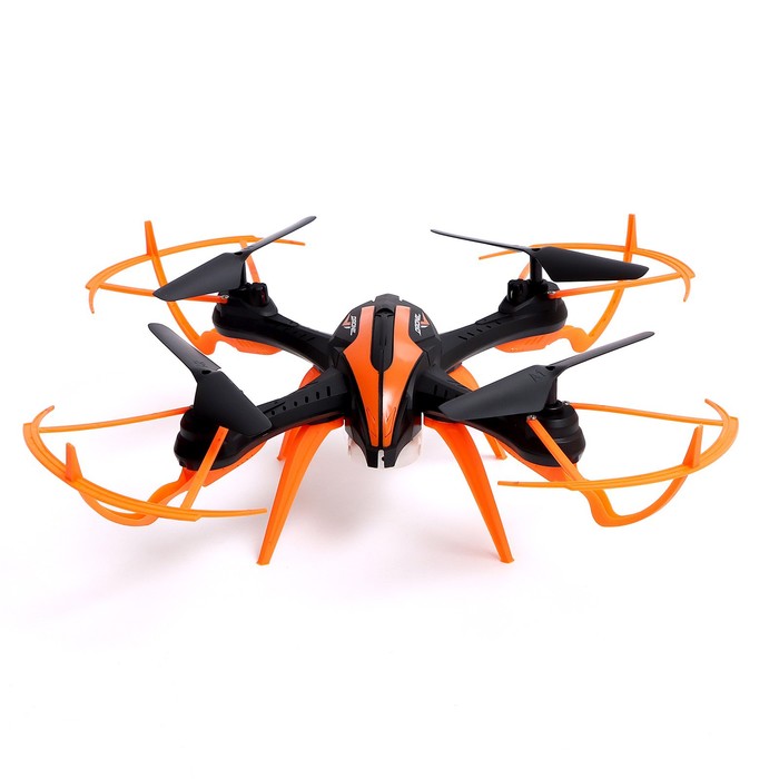 Квадрокоптер LH-X20WF, камера, передача изображения на смартфон, Wi-FI, цвет чёрно-оранжевый - фото 1904594259