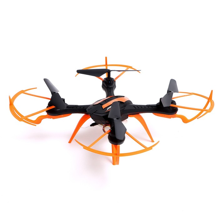 Квадрокоптер LH-X20WF, камера, передача изображения на смартфон, Wi-FI, цвет чёрно-оранжевый - фото 1904594261