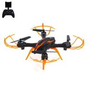 Квадрокоптер LH-X15WF, камера, передача изображения на смартфон, Wi-FI, цвет чёрно-оранжевый Ош