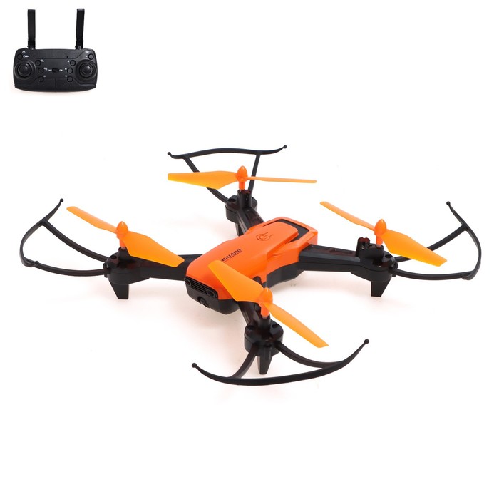 Квадрокоптер LH-X56WF, камера, передача изображения на смартфон, Wi-FI, цвет оранжевый - фото 1906055717
