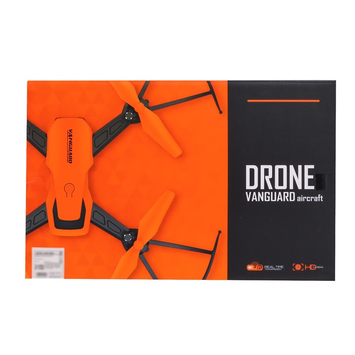 Квадрокоптер LH-X56WF, камера, передача изображения на смартфон, Wi-FI, цвет оранжевый - фото 1906055725