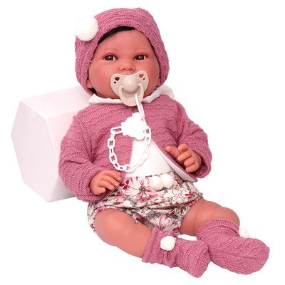 Кукла малышка «Сэнди», в розовом, 40 см, мягконабивная