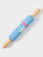 Скалка Доляна «Валенсия», 30×4 см, рабочая часть 17.5 см, голубая - Фото 5