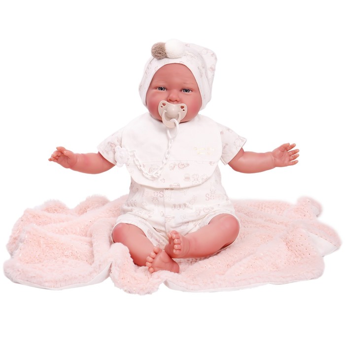 Кукла реборн «Урсула», в белом, 52 см, мягконабивная - Фото 1