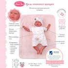 Кукла реборн «Урсула», в белом, 52 см, мягконабивная - Фото 2