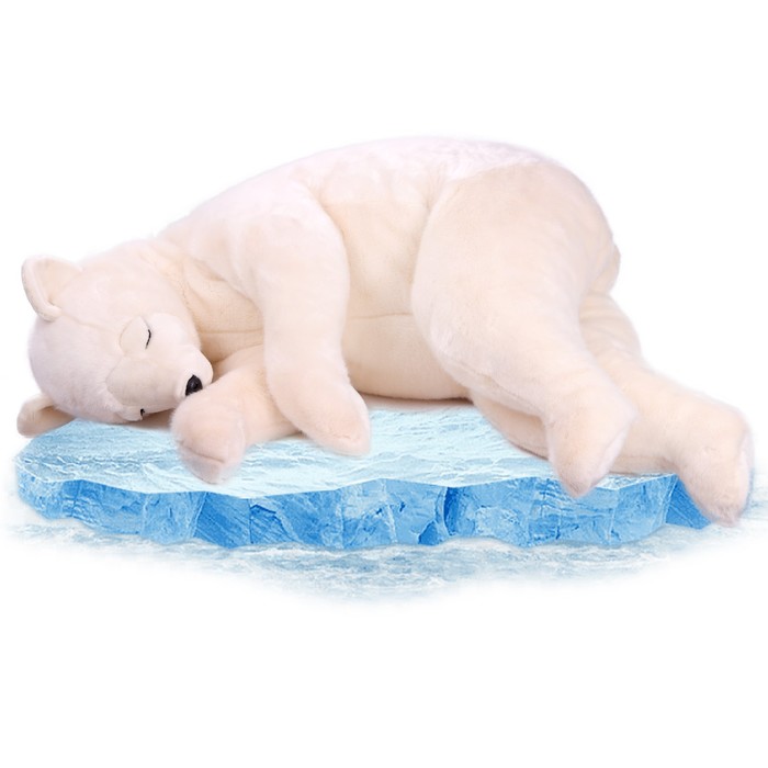 Мягкая игрушка «Белый медведь», 130 см