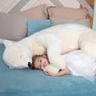 Мягкая игрушка «Белый медведь», 130 см - Фото 4