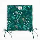 Подушка на стул «Доляна» Needles, 42×42 см, зелёная - Фото 4